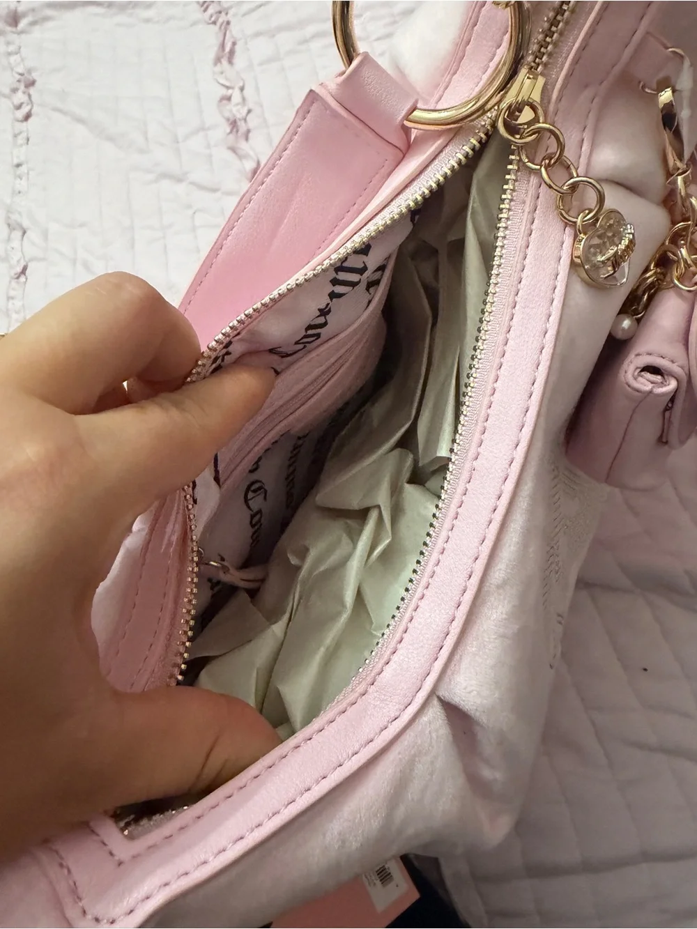 Juicy Couture soft pink